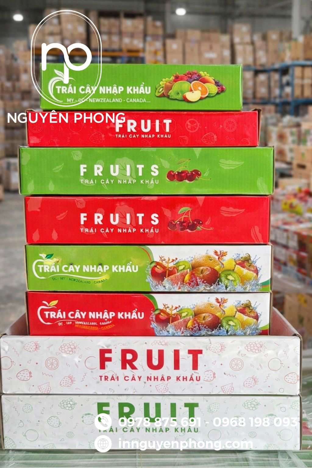Khay carton đựng trái cây 